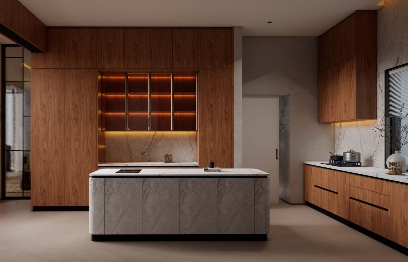 Kitchen cabinet project image for JBC carpentry works